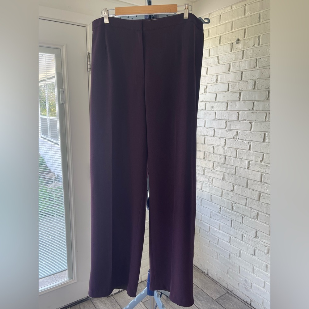 Jones Studio Deep Purple Women's Trousers